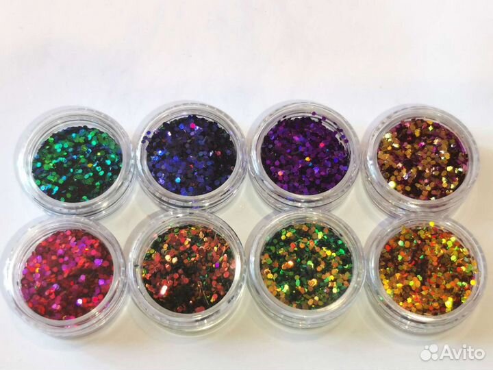 Глиттер / блёстки цветные хамелеон