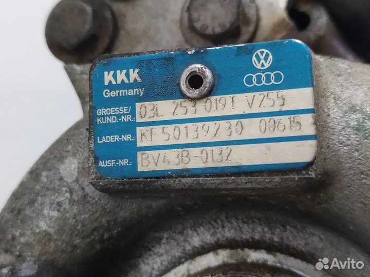 Б/У Б/У Турбина С двигателя CBA 2.0TDi Люфт (2)