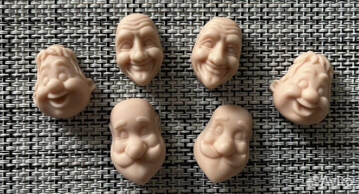 Лица для ватных игрушек