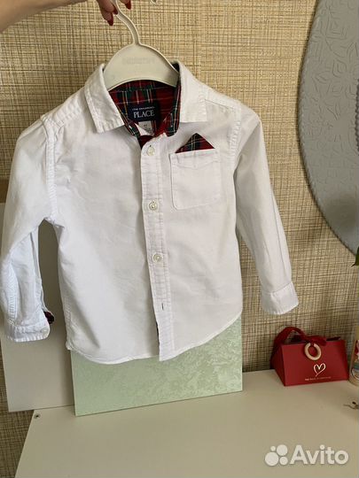 Рубашка белая 92