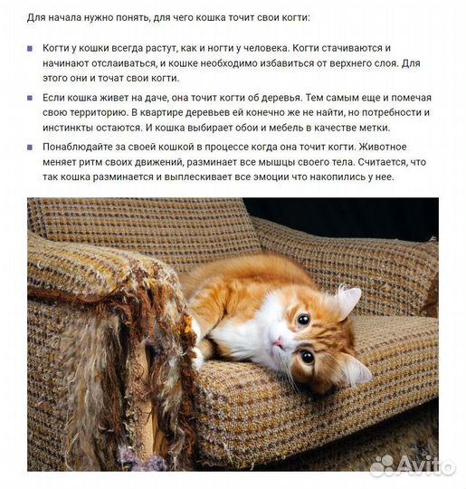 Домик для кошки, Когтеточка, Игровой комплекс