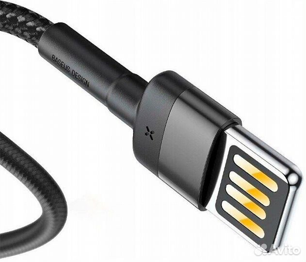 Кабель USB baseus Cafule, USB - Lightning, 2.4А, 1