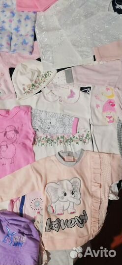 Вещи пакетом для девочки от рождения до 2х лет