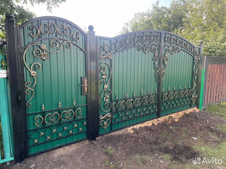 Кованые ворота и калитки