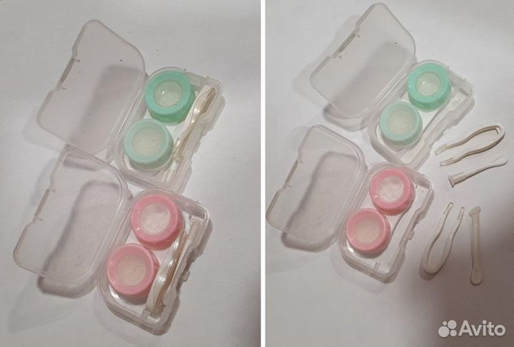 Контейнеры, коробочки для линз