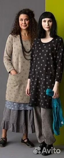 Льняное платье туника Gudrun Sjoden