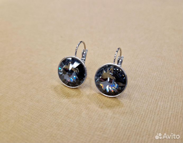 Серьги со swarovski