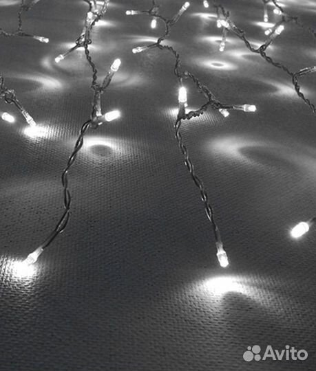 Гирлянда уличная бахрома зимняя