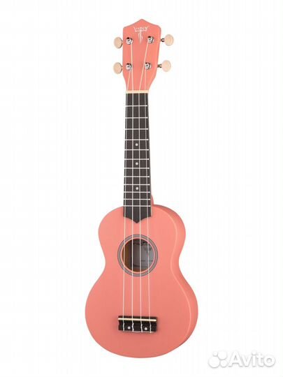 LIS-100pink Укулеле сопрано, розовый, Listen