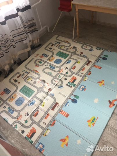 Детский игровой коврик складной