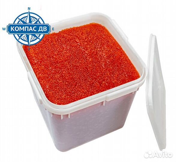 Красная икра кеты, в упаковке 11 кг, цена за 1 кг