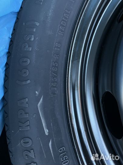 Докатка r18 запасное колесо тигуан