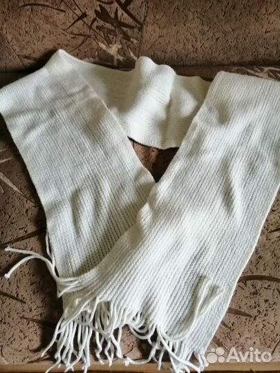 Шарф белый