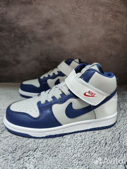 Кроссовки Nike air Jordan 1 на липучке р.31-35