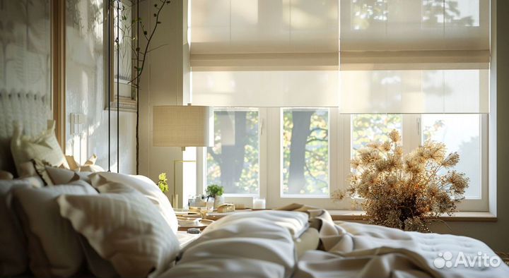 Рулонные шторы с электроприводом