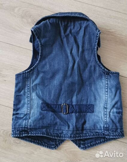 Джинсовая жилетка chicco 128