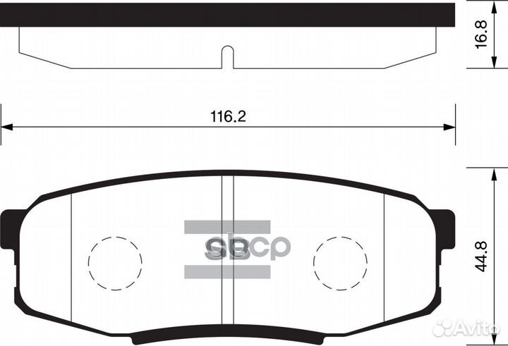 Колодки тормозные зад toyota land cruiser
