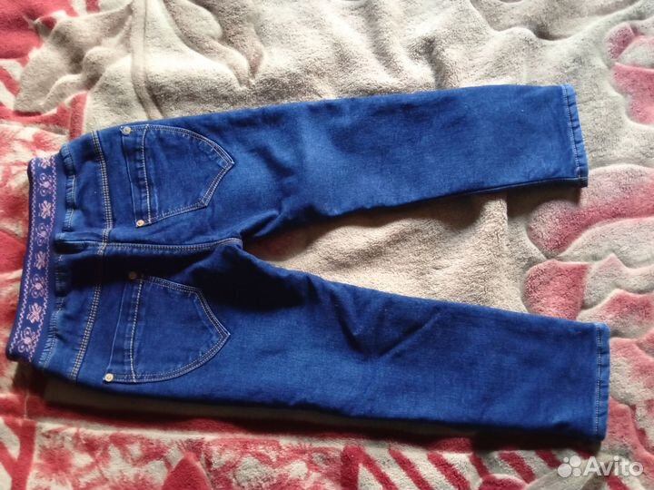 Джинсы утепленные на девочку