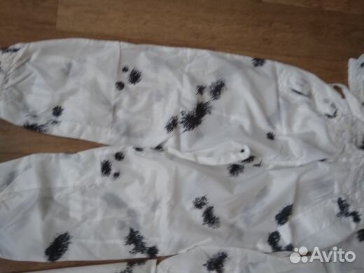 Маскировочные костюм зима клякса новый