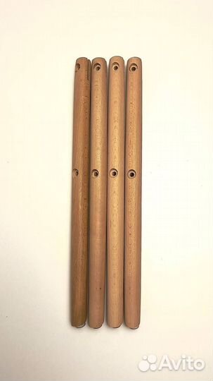 Ножки для стула eames, комплект 4-ре шт бук