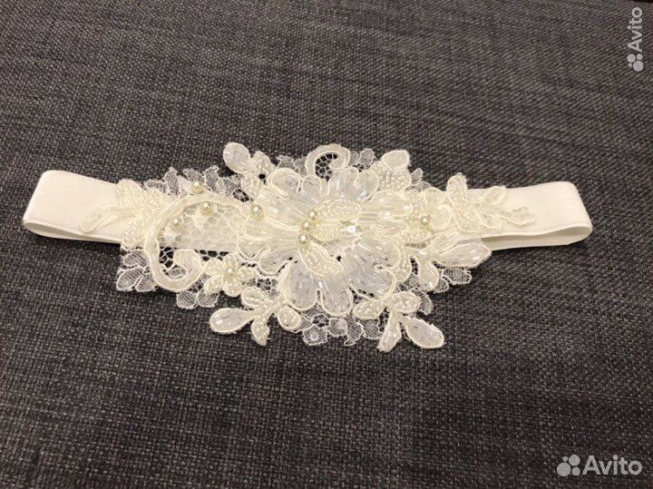 Подвязка свадебная ручная работа новая