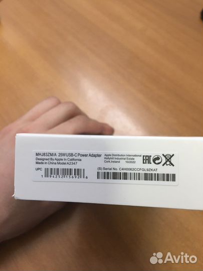 Быстрая зарядка на iPhone 25W