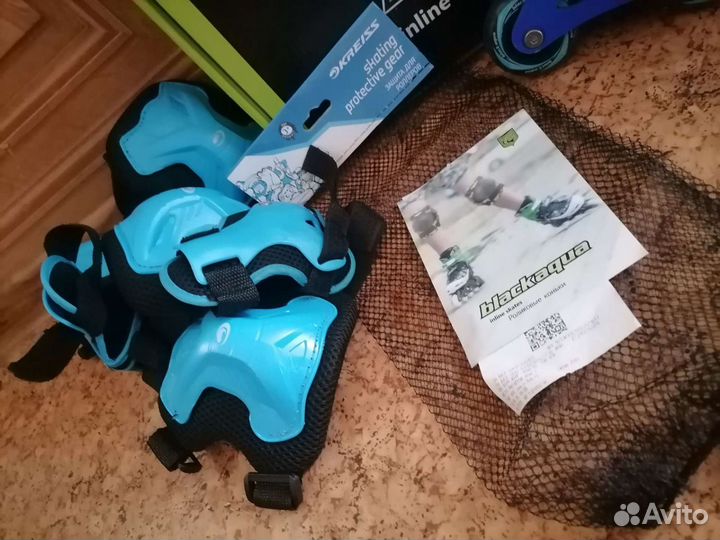 Роликовые коньки детские раздвижные 30-33