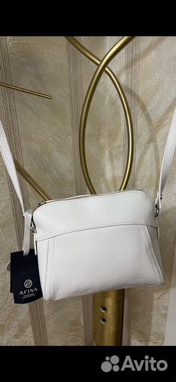 Сумка натуральная кожа афина