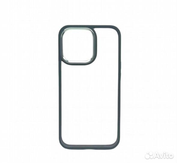 Чехол для iPh13 PRO MAX plastic case luxe (тёмн-З)