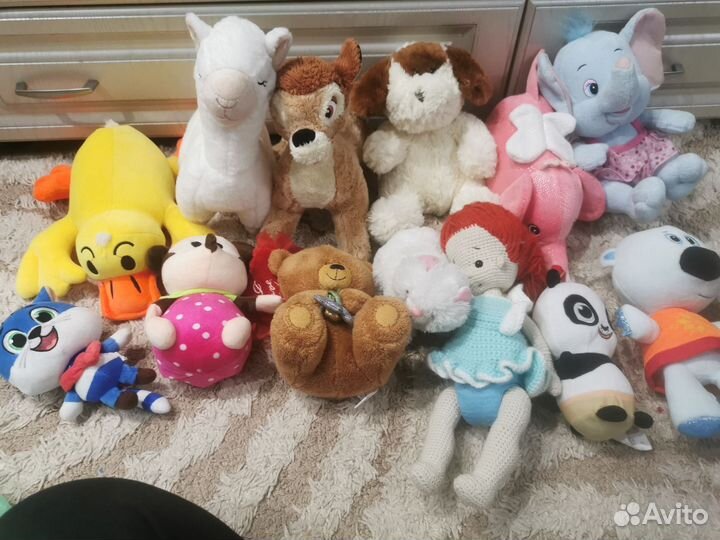 Мягкие игрушки пакетом