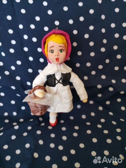 Куклы из ваты на ёлку