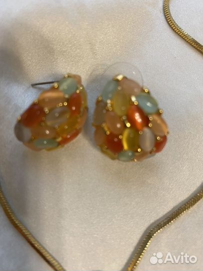 Колье с серьгами