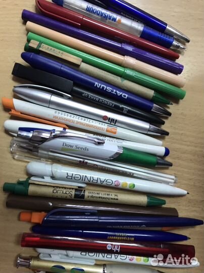 Ручка шариковая 100 шт с логотипами