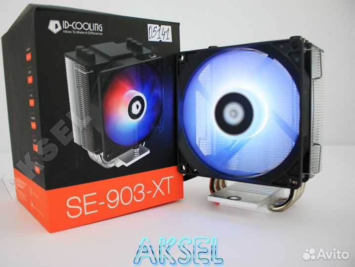 Кулер башня ID-cooling (3 трубки / RGB / 130W)