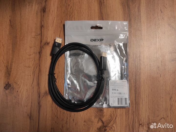 Кабель DisplayPort - DisplayPort, 1.8 м, v1.2a