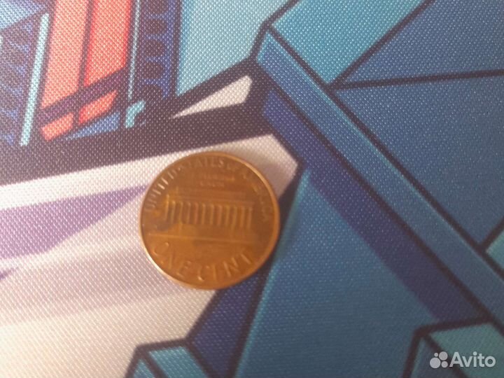 Перевертышь one cent liberty 1976 года