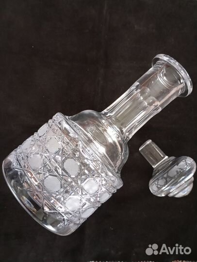 Штофы и графины СССР хрусталь