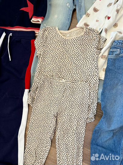 Вещи пакетом для девочки 104-122 Hm Zara Next Gap