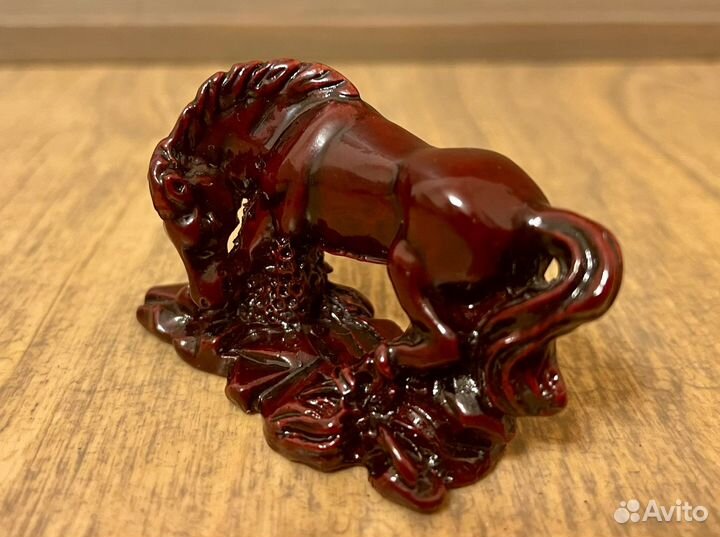 Фигурки фен-шуй Хотэй и лошадь