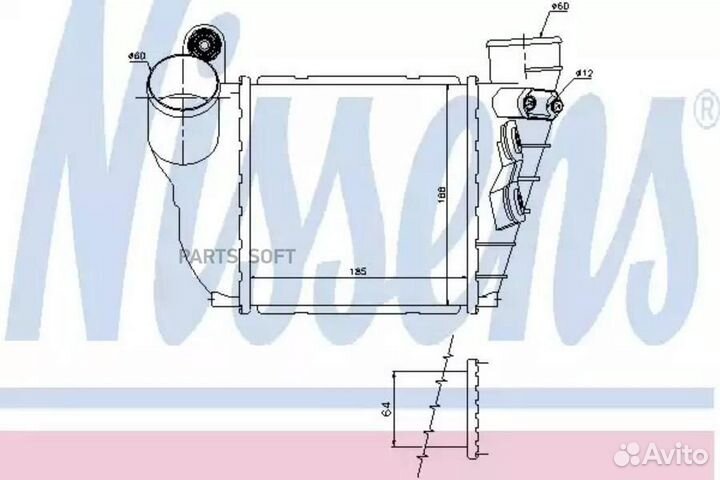 Интеркулер seat leon (1999) 1.8 VT20
