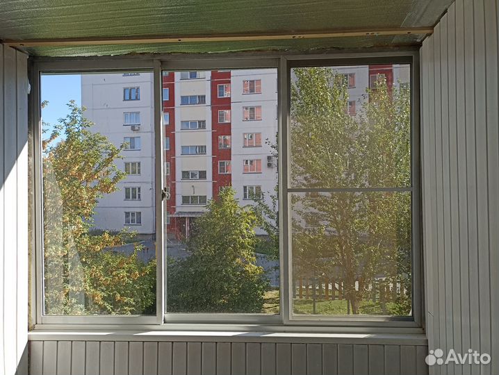 Окно алюминиевое на лоджию