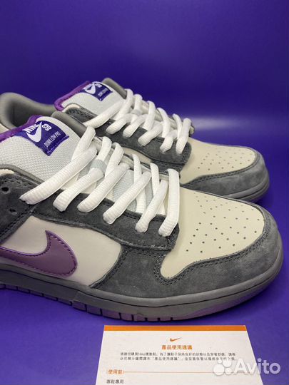 Кроссовки nike sb dunk low purple pigeon