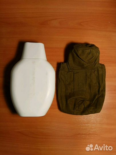 Фляжки пэ-1.5 афганские новые с чехлом 1970-х годо