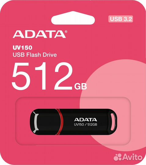 USB-флеш-накопитель A-data AUV150-512G-RBK