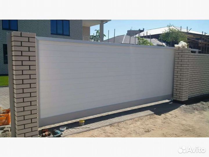 Ворота откатные под ключ