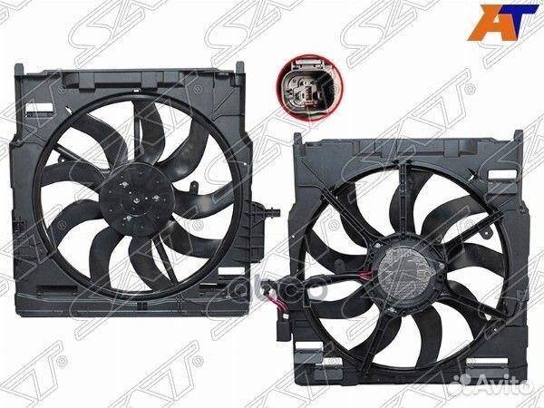 Диффузор радиатора в сборе BMW X5 E70 06-13/X6