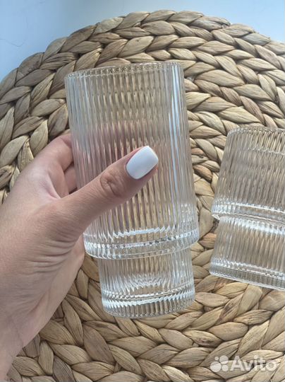 Стакан рифленый для кофе чая сока