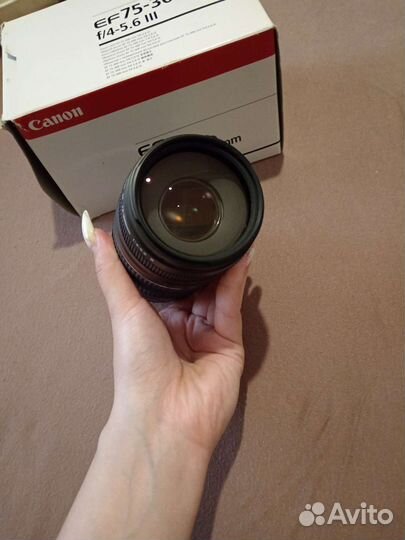 Объектив Canon ef 75 300mm