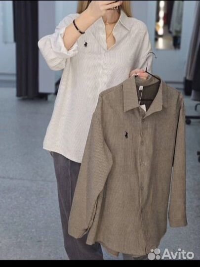 Рубашка женская оверсайз