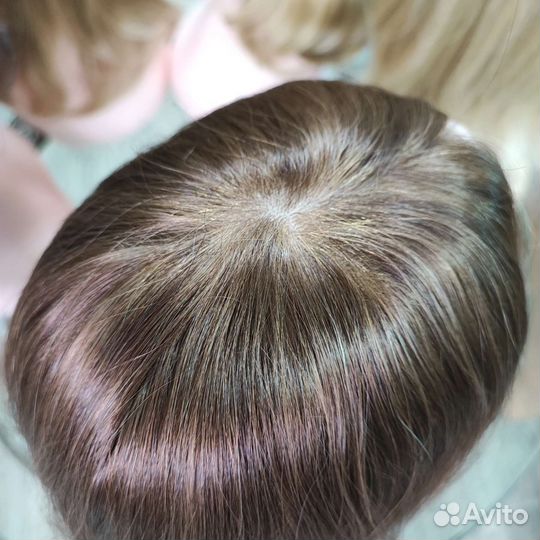 Парик система из натуральных волос 5#